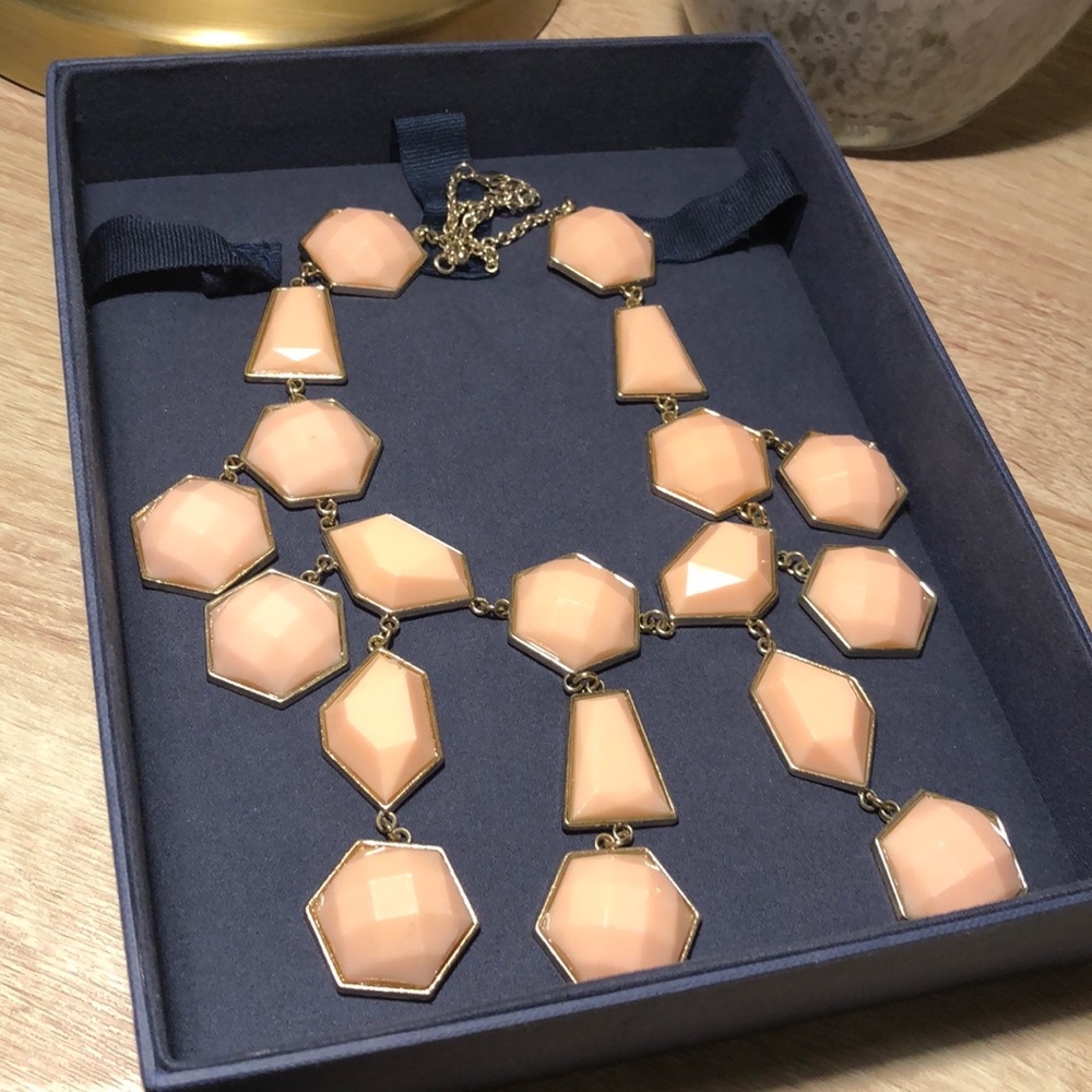 Pink statement necklace